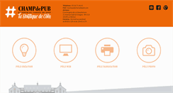 Desktop Screenshot of champdepub.com